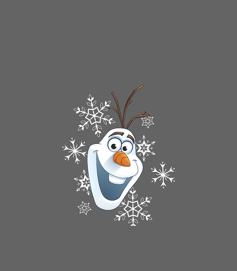 Disney Frozen Olaf Smile Snowflake Christmas Digital Art by Floydd ...