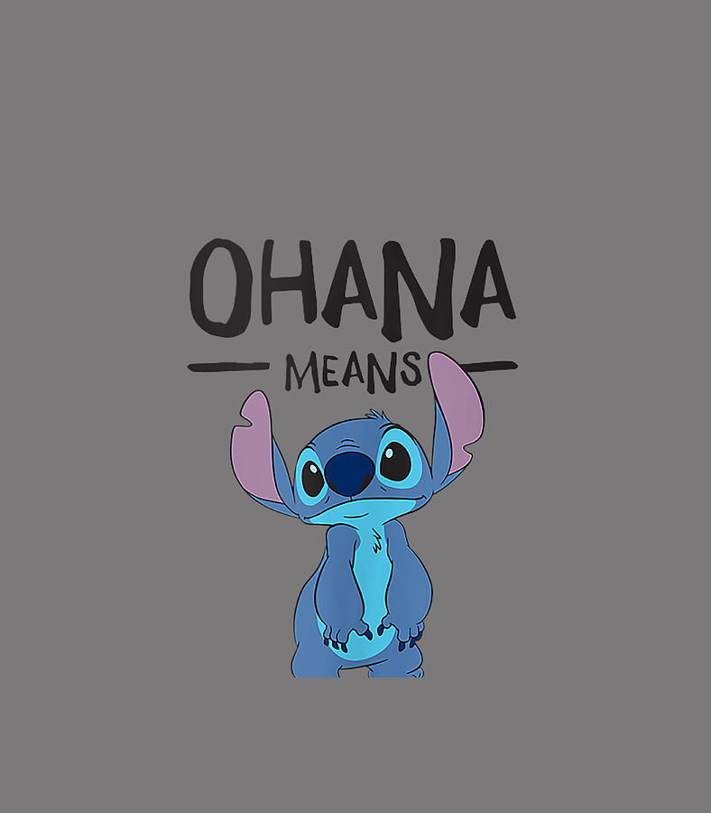 Disney Lilo and Stitch Ohana Means Family Digital Art by Zohane Breag ...