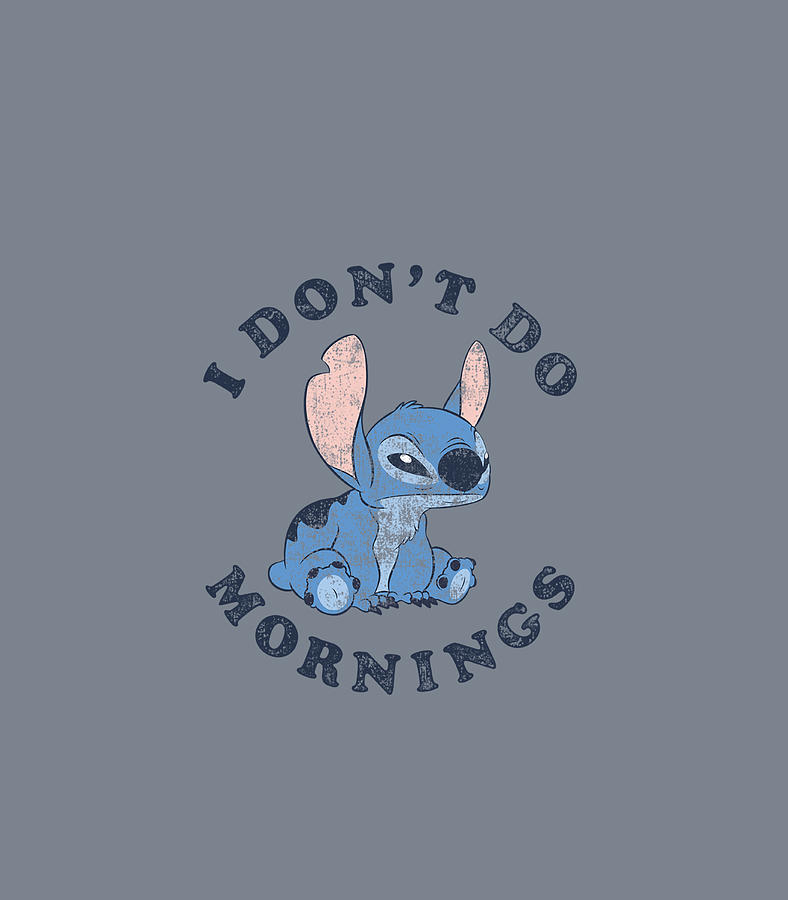 Boy's Lilo & Stitch Experiment 626 I Don't Do Mornings Pull Over