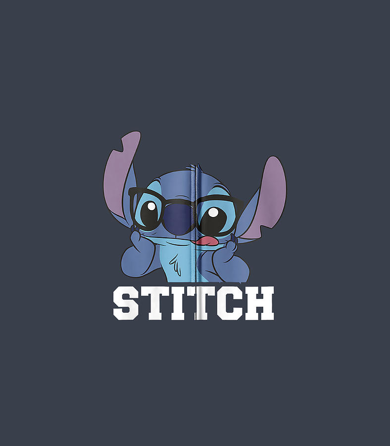 Disney Lilo Stitch Nerdy Stitch Digital Art by Alaab Yasme - Pixels