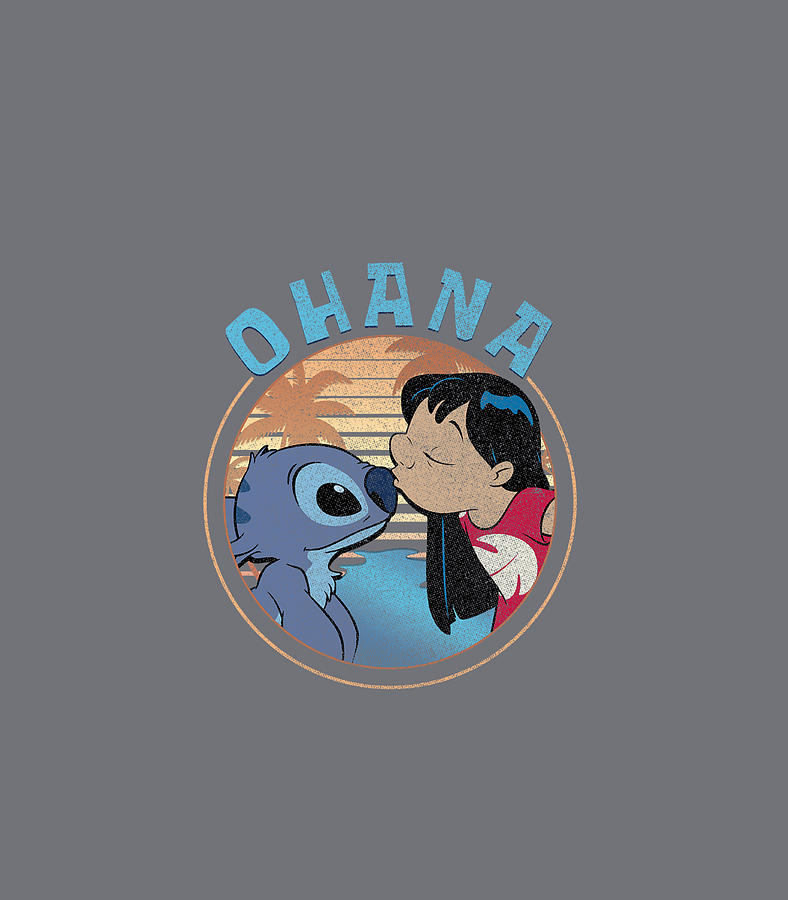 Disney Lilo Stitch Ohana Digital Art by Alaab Yasme - Pixels