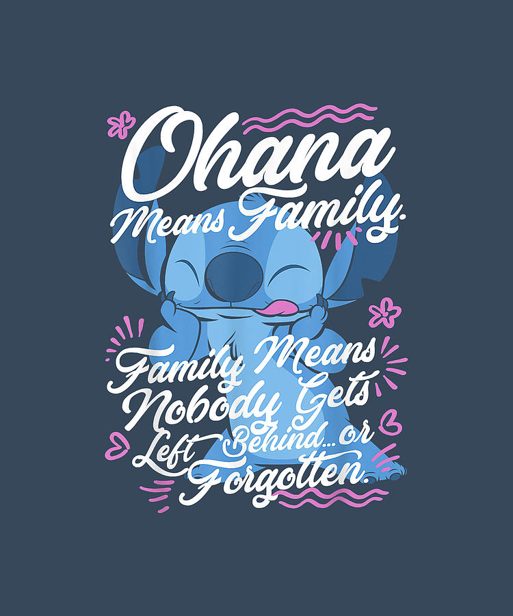Disney Lilo Stitch Stitch Day Ohana Means Family Digital Art by Kha ...