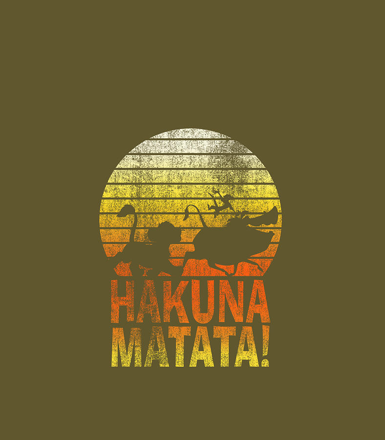 Disney Lion King Hakuna Matata Sunset Profile Digital Art By Hazlao Daley Fine Art America 0658