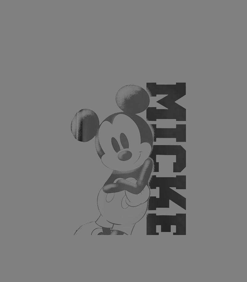 Disney Mickey And Friends Mickey Leaning Digital Art by Fynnm Sofia ...