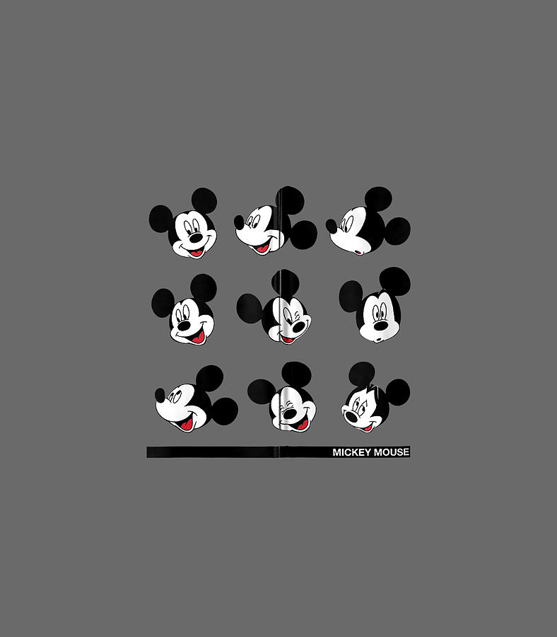 Disney Mickey And Friends Mickey Mouse Expressions Digital Art by ...