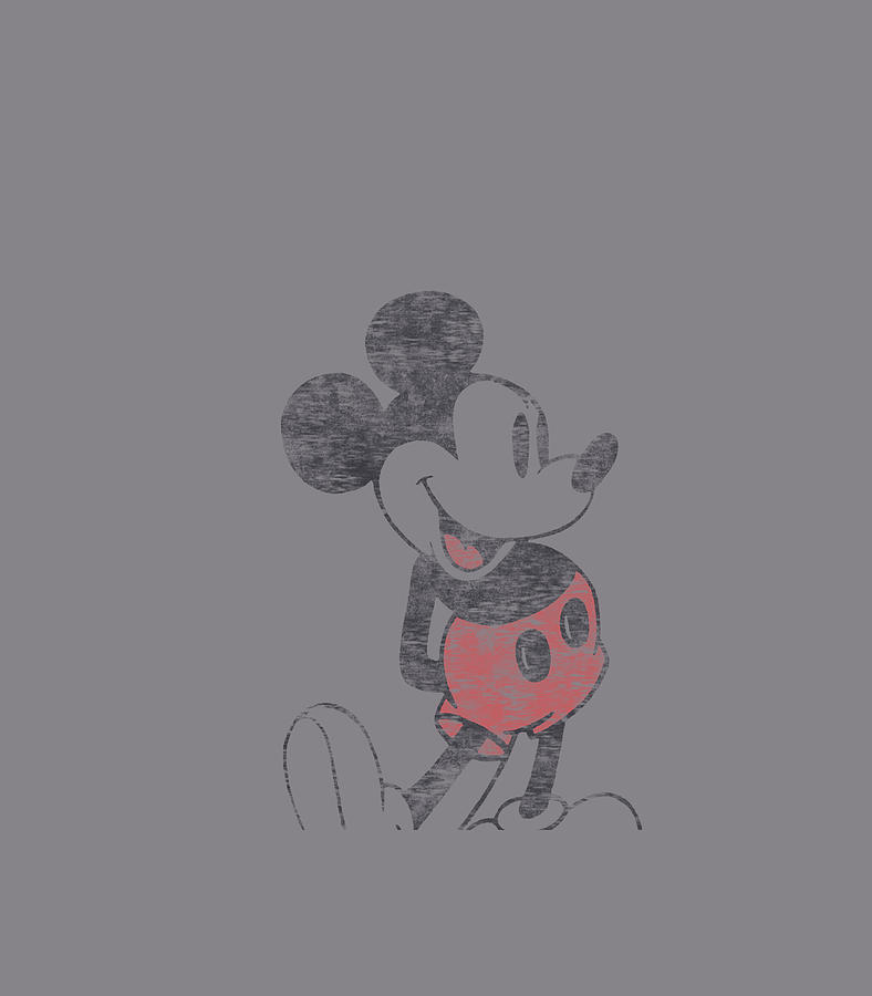 Disney Mickey Friends Mickey Mouse Vintage Portrait Digital Art by ...