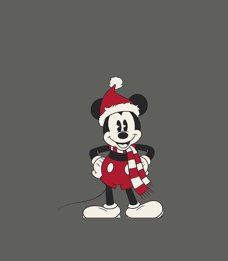 Disney Mickey Mouse Classic Christmas Digital Art by Arloe Poppy - Fine ...