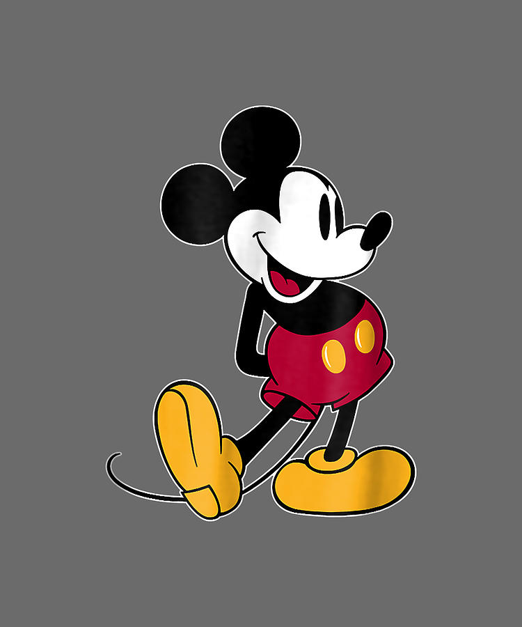 Disney Mickey Mouse Classic Pose gift Digital Art by Ras Kira