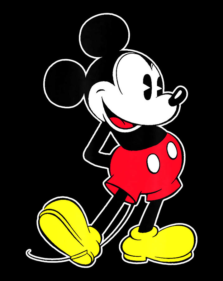 Disney Mickey Mouse Classic Pose T-Shirt Digital Art by Minh Trong Phan