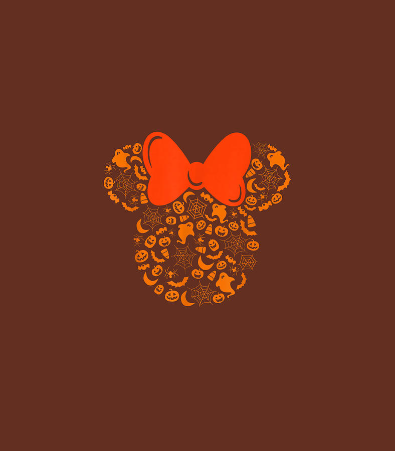 Disney Minnie Mouse Halloween Silhouette Icon Digital Art by Gunnaj ...