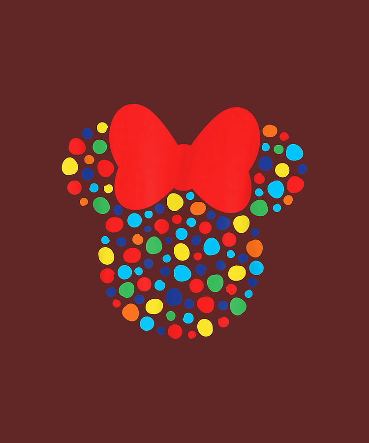 Womens Disney Mickey And Friends Minnie Mouse Simple Sticker by Kha Dieu  Vuong - Fine Art America