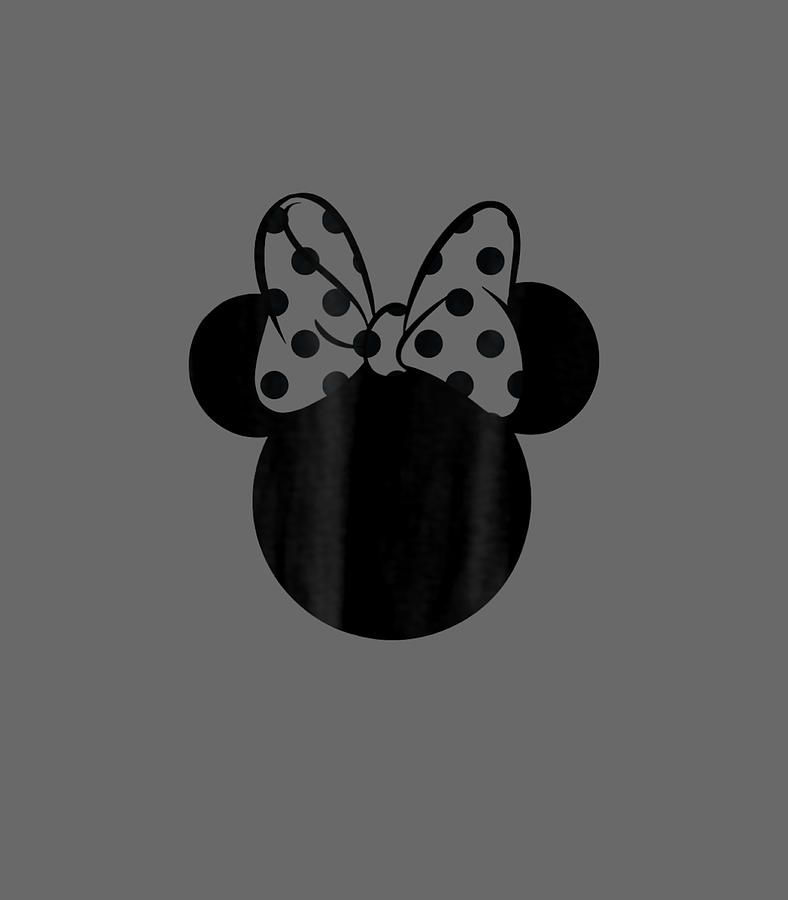 Disney Minnie Mouse Silhouette Digital Art by Bazild Leni - Fine Art ...