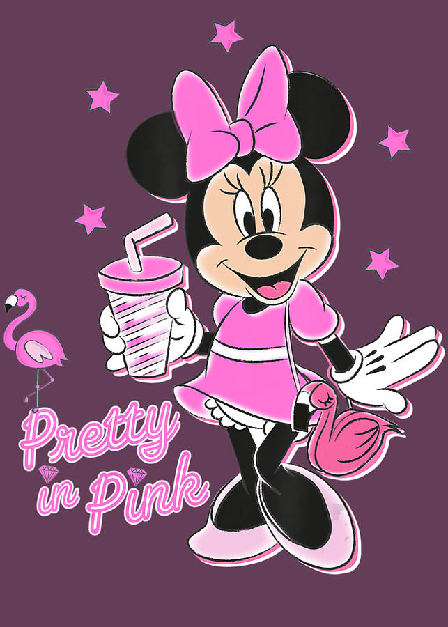 Disney Minnie Mouse Unicorn Pretty In Pink Digital Art by Tang Pho