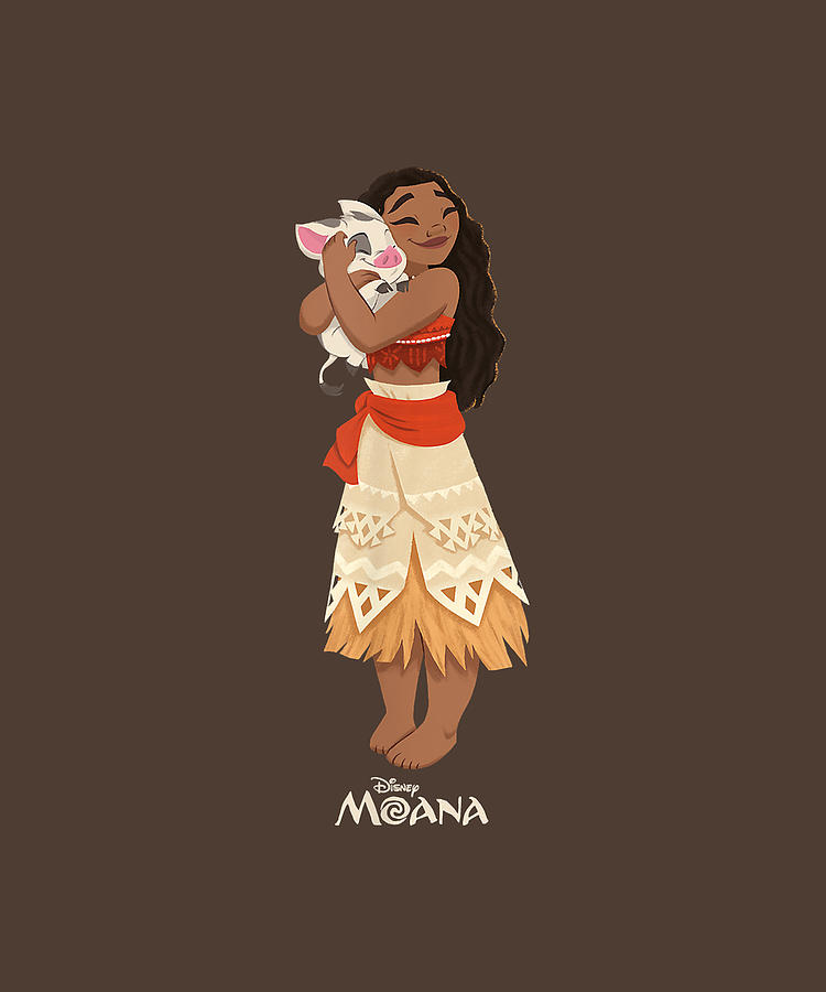 Disney Moana and Pua Digital Art by Kha Dieu Vuong | Pixels