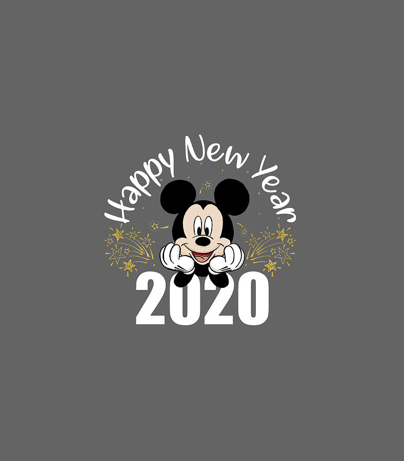 Disney New Years Mickey Mouse Happy New Year Digital Art by Zidanl