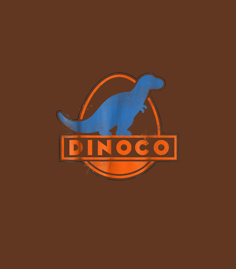 Disney Pixar Cars Iconic DINOCO Gas Station Logo Digital Art by Dru Elowyn