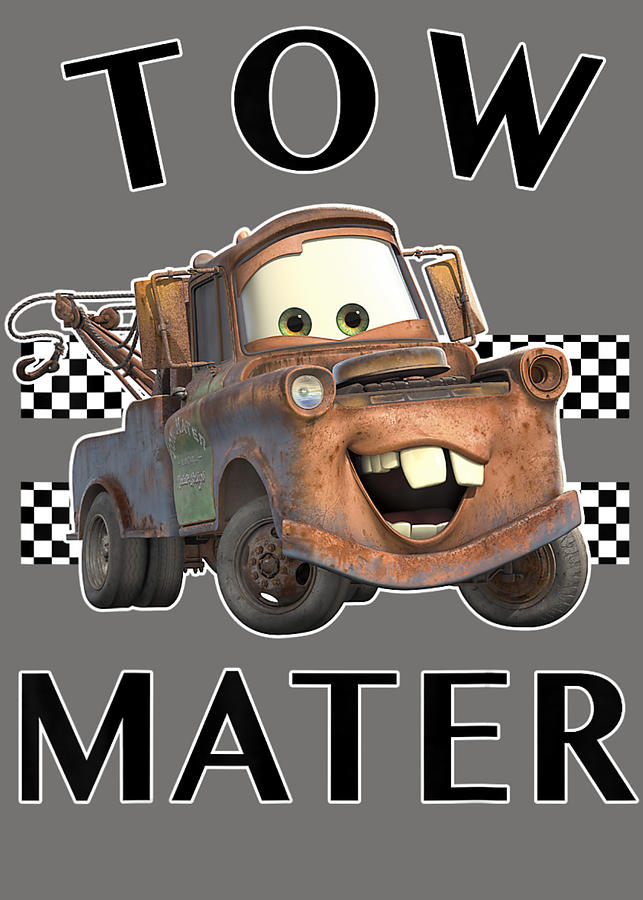 Disney Pixar Cars Tow Mater Big Boys Fleece Pullover Hoodie