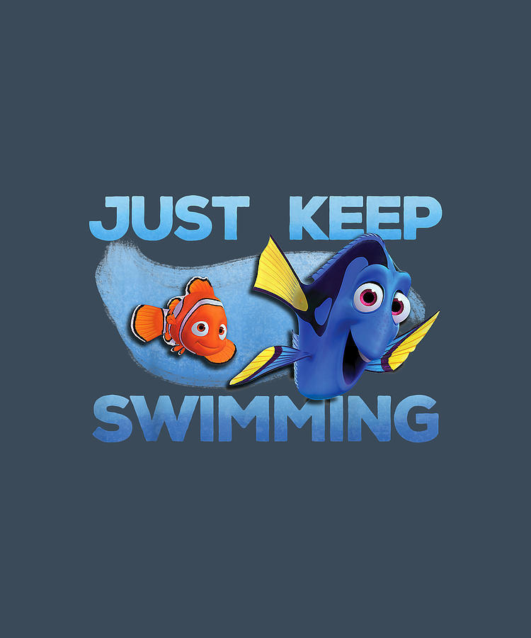Disney Pixar Finding Dory Just Swimming With Nemo Digital Art by Kha ...