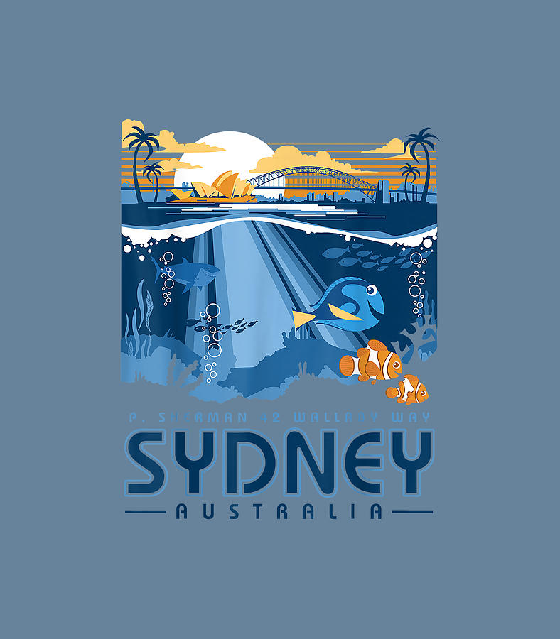 Disney Pixar Finding Nemo Sydney Australia Digital Art by Uther RemiRo