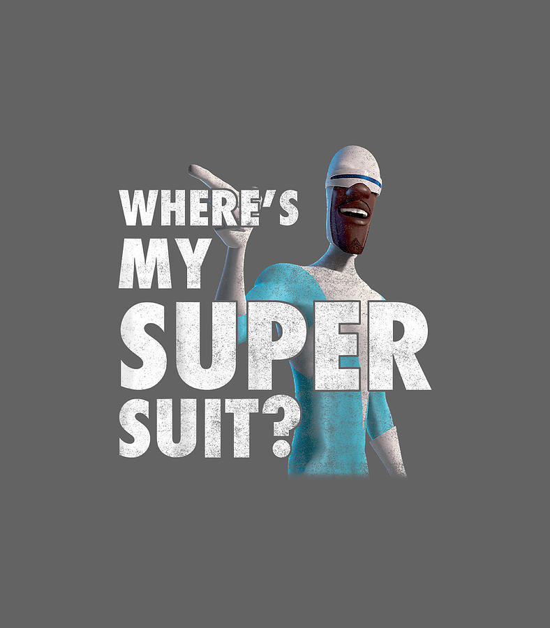 Disney Pixar Incredibles Frozone Super Suit Graphic Digital Art by ...