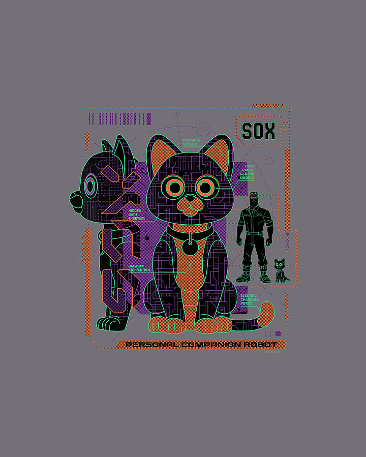 Disney Pixar Lightyear Sox Personal Companion Robot Digital Art by To