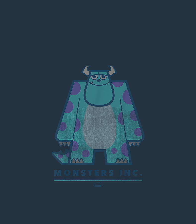 Pixar on X: A simple Sulley and a minimalist Mike. 🎨: Monsters