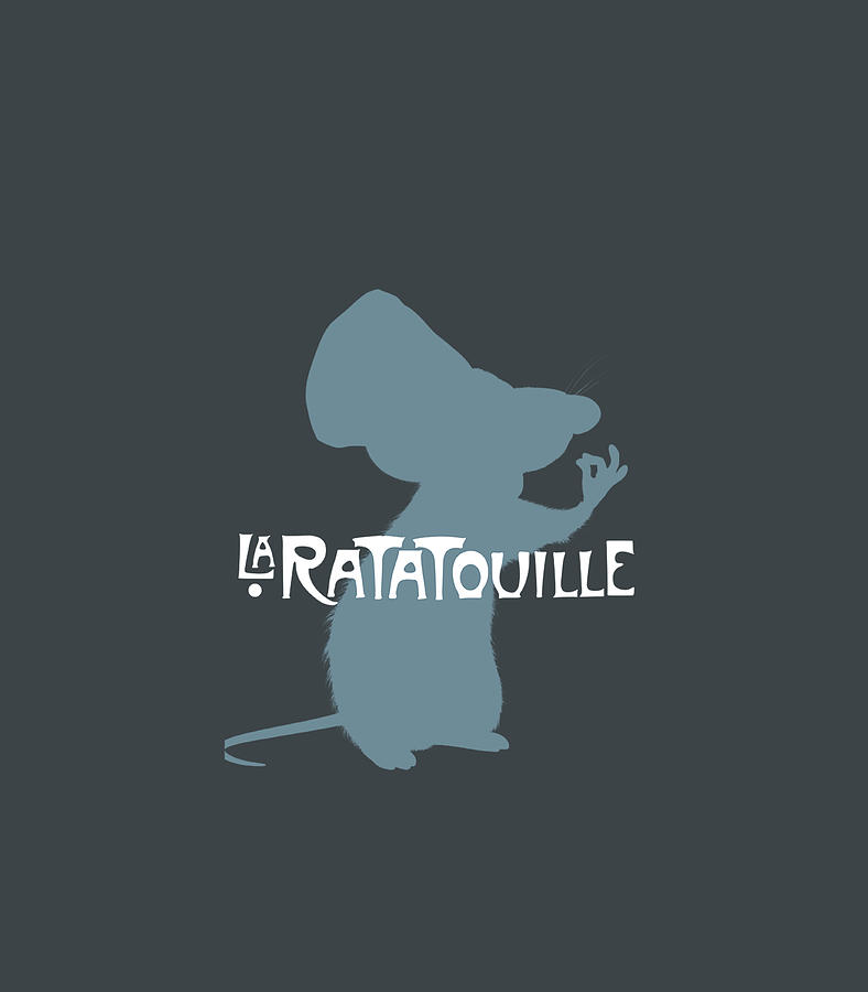 Disney Pixar Ratatouille Remy Silhouette Graphic Digital Art by Arjanj ...