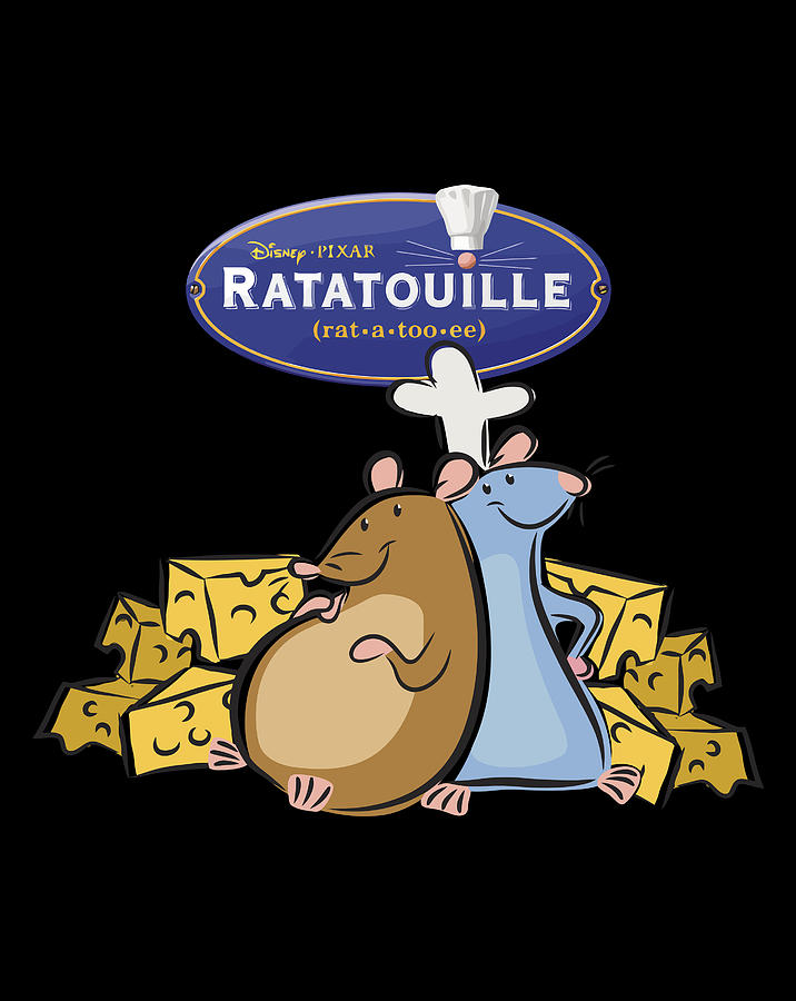 Disney Pixar Ratatouille Title Logo Poster Digital Art By Jane Arthur