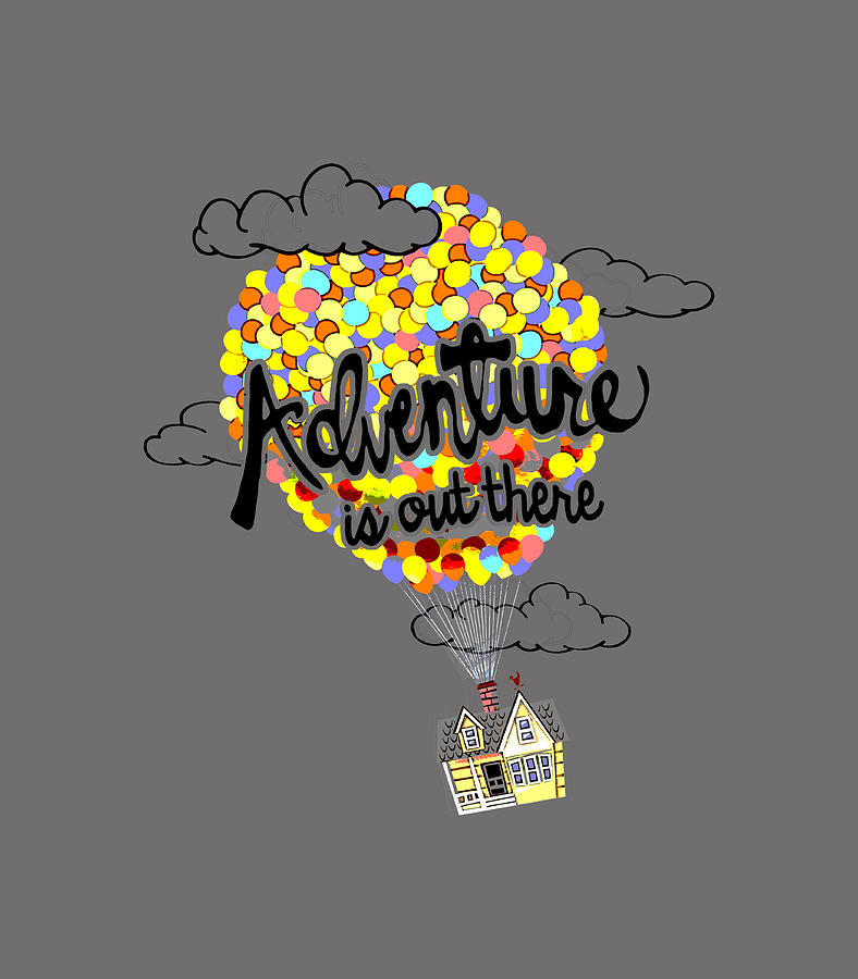 Disney Pixar Up Adventure House Balloon Digital Art by Haywar Kriti ...