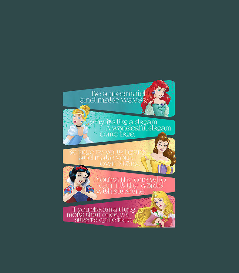 Disney Princess Attributes Panels Digital Art by Zacher Renes - Fine ...