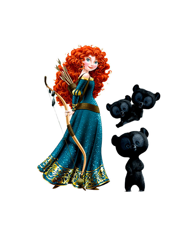 Disney princess merida Mixed Media by Simmonds Haiden - Pixels