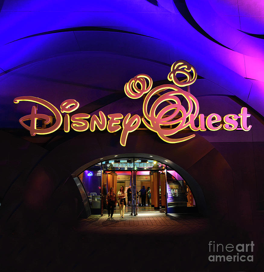 Disney Quest attraction 2010 Photograph by David Lee Thompson