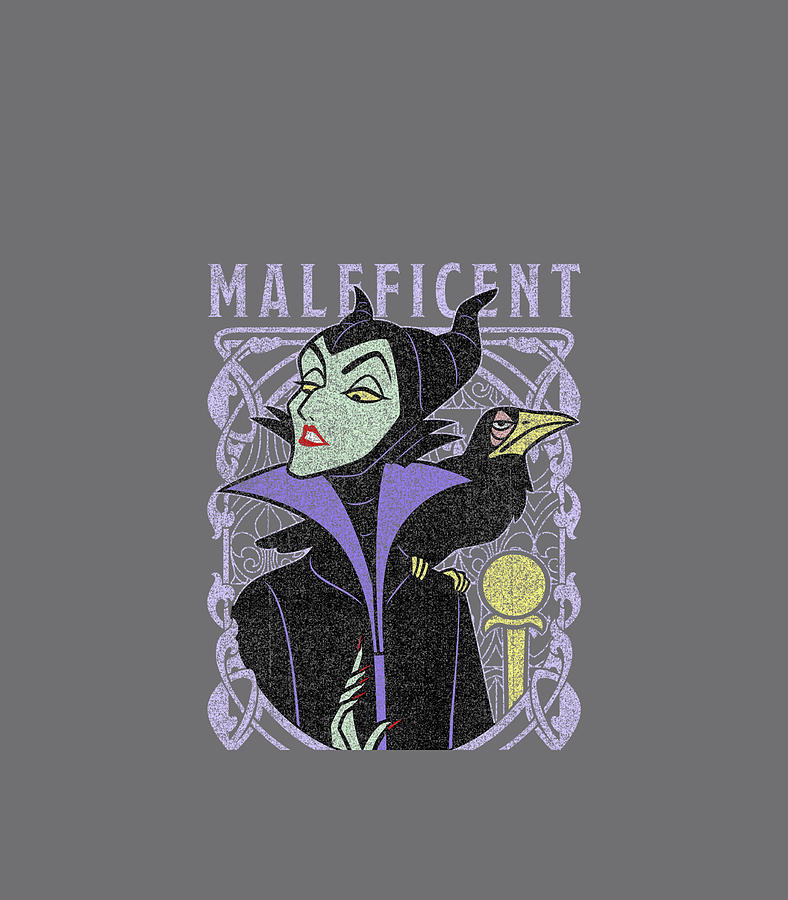 Disney Sleeping Beauty Maleficent Old School Poster Digital Art by ...