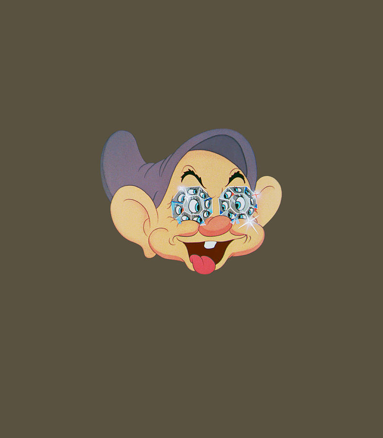 Disney Snow White And The Seven Dwarfs Dopey Diamond Eyes Digital Art By Chidub Raviv Fine Art 