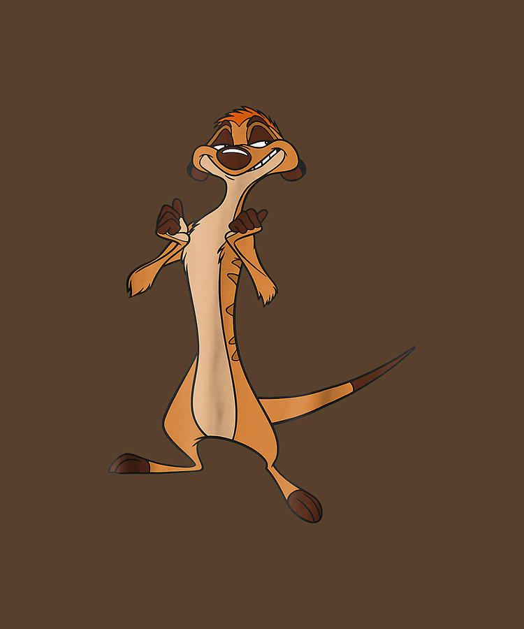 Disney The Lion King Confident Timon Digital Art by Kha Dieu Vuong ...