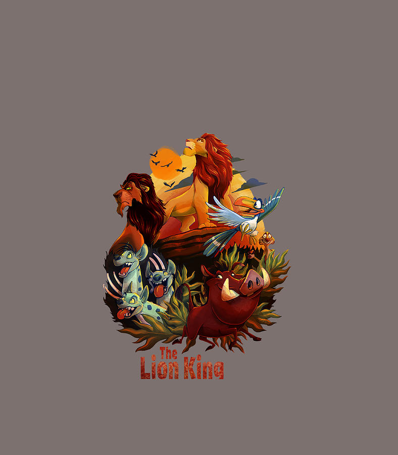 Disney The Lion King Group Shot Detailed Digital Art by Cobanm Zofia ...