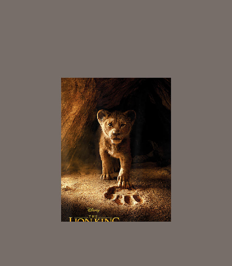 Disney The Lion King Live Action Simba Paw Fill Movie Digital Art by ...