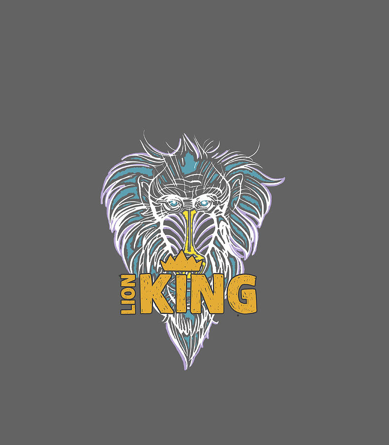 Disney The Lion King Pastel Rafiki Crown Logo Digital Art by Sidnep ...