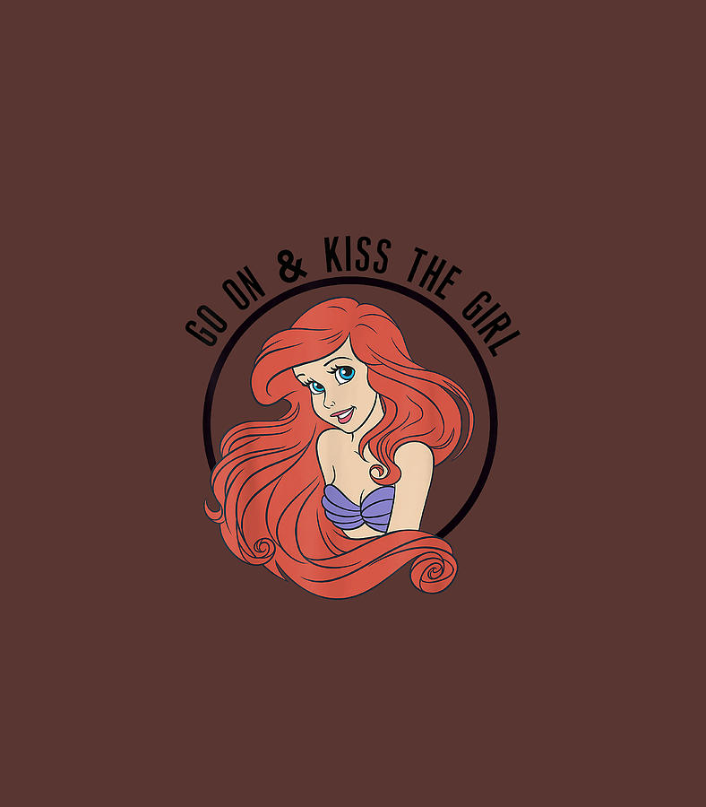 little mermaid kiss the girl wallpaper