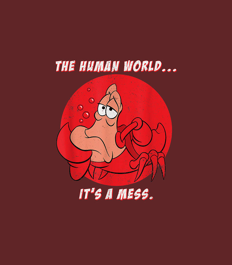 Disney The Little Mermaidebastian The Human World Digital Art by Black ...