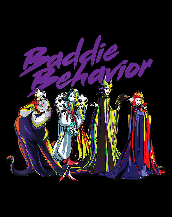 Disney Villains Baddie Behavior Digital Art by Frank Nguyen