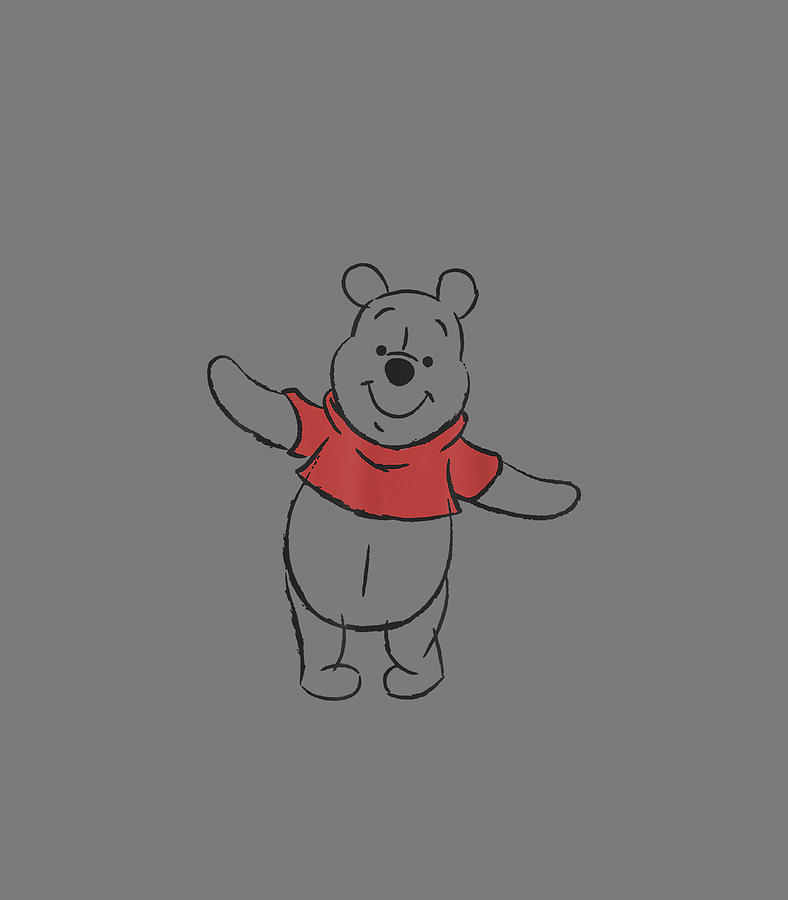 Disney Winnie Pooh Kitchen Towels 3-Pack Gray & Red