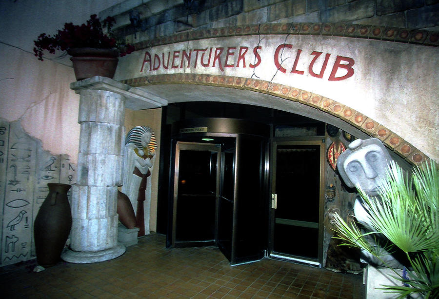 Disneys Adventurers Club entrance circa 1990s Digital Art by David Lee Thompson