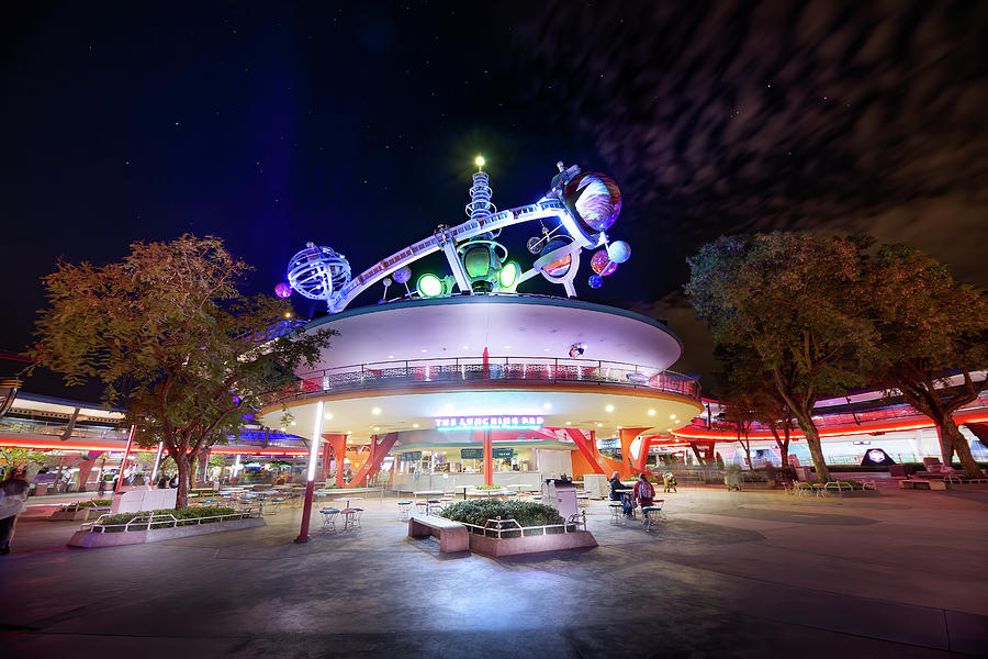 Disneys Astro Orbiter in Tomorrowland Photograph by Mark Andrew Thomas