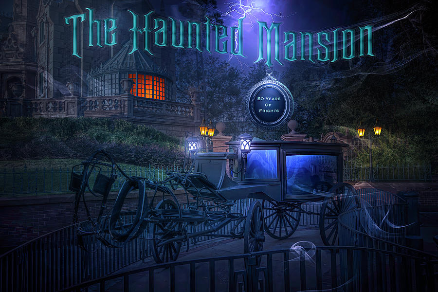 Disneys Haunted Mansion 50th Anniversary  Photograph by Mark Andrew Thomas
