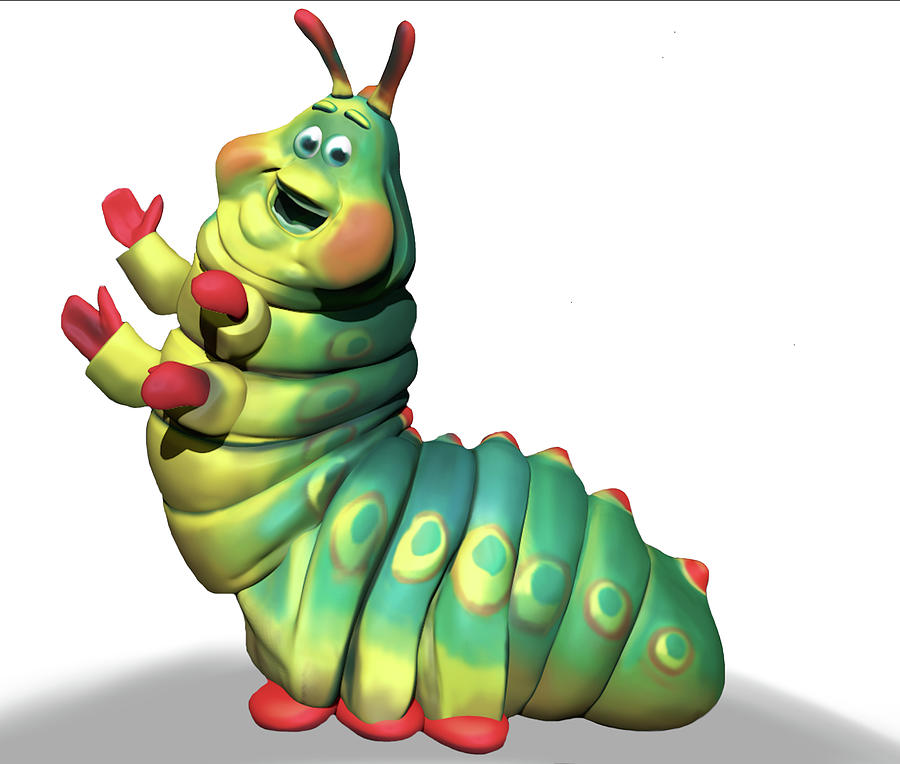 Disney's Heimlich Character Digital Art by Kelly Johnson - Fine Art America