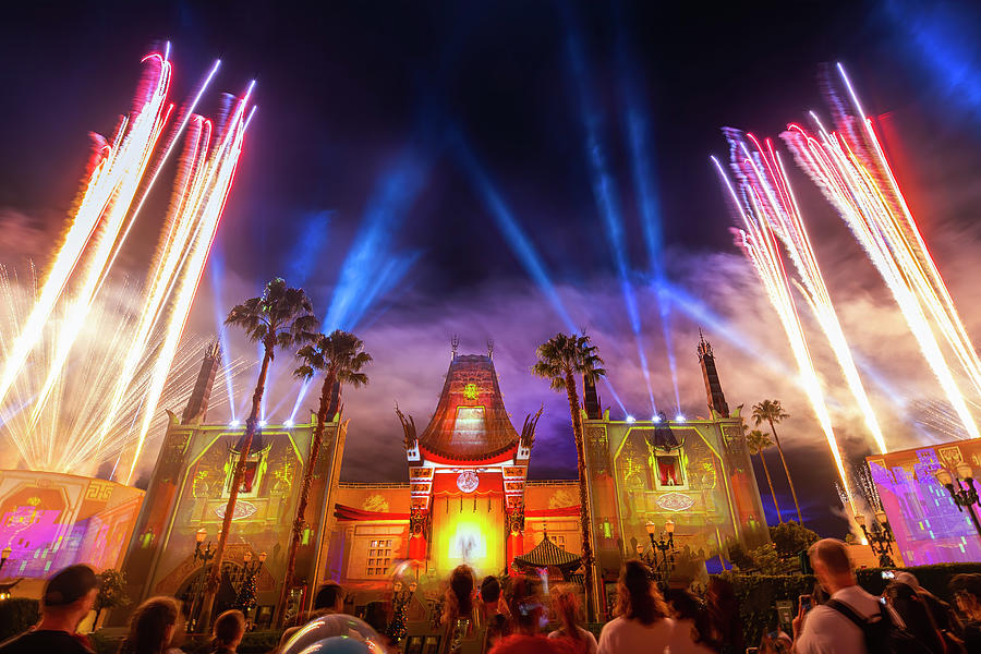 Disney's Hollywood Studios Fireworks Finale Photograph by Mark Andrew