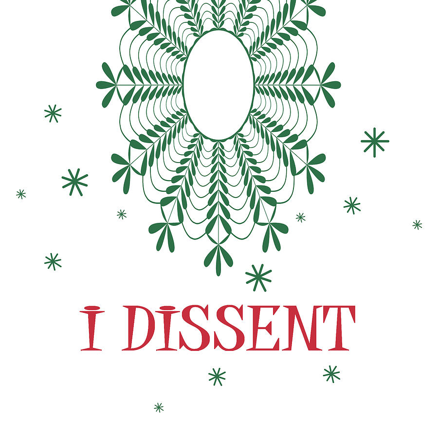 Dissent collar, rbg poster, Ruth Bader Ginsburg, RBG Christmas I