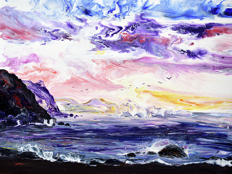 Distant Cypress Tree at Ona Beach Painting by Laura Iverson Distant Cypress Tree at Ona Beach Painting by Laura Iverson