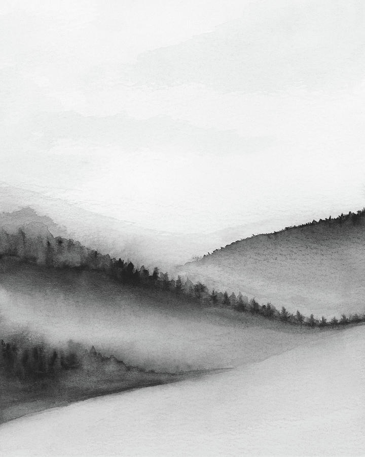 Deep Valley II Painting by Rachel Elise